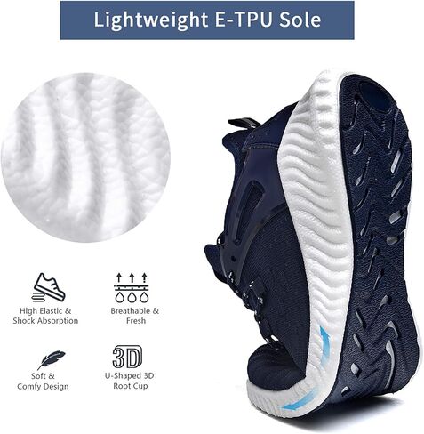Men's Slip On Tennis Shoes - Athletic Walking Casual Non-Slip Sneakers in Saudi Arabia