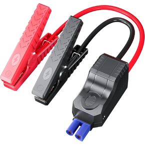 Smart Jumper Starter Clamps, Intelligent Portable Booster Jumper Cables Replacement Alligator Clips for 12V Car Jump Starter