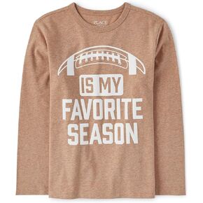 The Children's Place boys Goal! Graphic Long Sleeve T Shirt