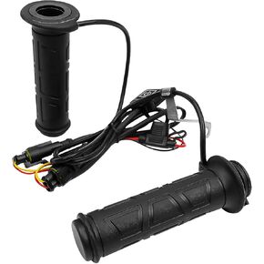 7/8'' ATV UTV Heated Handlebar Grips, 12V 3 Temperature Electric Heated Handle Compatible with Harley Honda Kawasaki Yamaha ATV UTV 22mm Diameter Handlebar