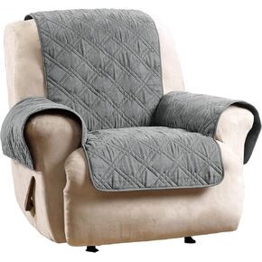 SureFit Mink Recliner Furniture Cover in Taupe