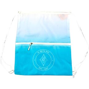 Sorority Shop Pi Beta Phi Drawstring Backpack, Ombre Color Design