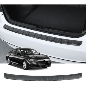 Exterior Rear Bumper Protector Compatible with Honda Accord 2023 2024 Accessories ABS Material Rear Bumper Guard Trunk Sill Protector (Black)
