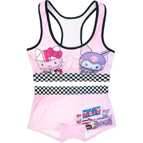 طقم حمالة صدر رياضية للسيدات من Hello Kitty وملابس داخلية قصيرة للأولاد مع Kuromi وMelodi وKeroppi والمزيد في Xxxs-xl