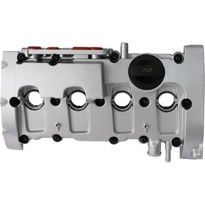 MITZONE Upgrade Aluminum Valve Covers Compatible with Audi A4 2005-2009 A4 Quattro 2005-2009 Eng Code: BPG BWT L4 2.0L -Gas Replace 06D103469J 06D103469L 06D103469M 06D103469N