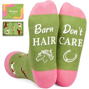 HAPPYPOP Horse Gifts Socks Ideas - Horse Socks for Women Men, Equestrian Socks Boys Girls Horse Riding Socks