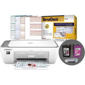 VersaCheck 2855 MXE MICR All-in-One Color Check Printer Gold Check Printing Software Bundle