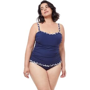 Profile by Gottex Women's Pop Flower Full Figure Tankini