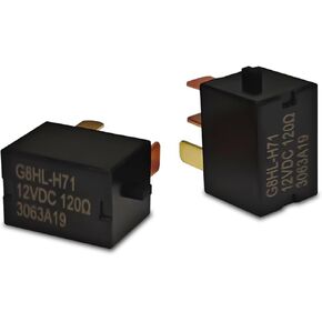 2 PCS AC Relay, G8HL-H71-12VDC 4 Pins Multiple Use Relay Plug 39794-SDA-A03 39794-SDA-A05 Automotive Air Switch Relay Cooling Fan Relay Car Accessories Compatible Accord, Civic