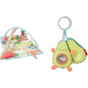 Skip Hop Baby Gym, Farmstand Grow & Play, Green & Baby Tummy Time Playmat, Farmstand