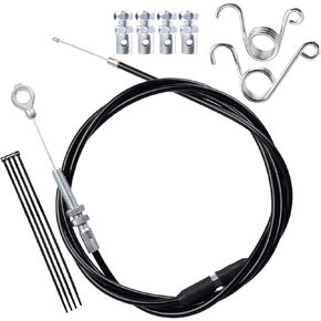 75 inch Go Kart Throttle Cable Kit for VM22 VM24 Predator 212cc 196cc 6.5hp GX160 GX200 Engine Manco American Sportworks Go Cart Lawn Mower Powersports Parts with Brake Return Pedal Springs