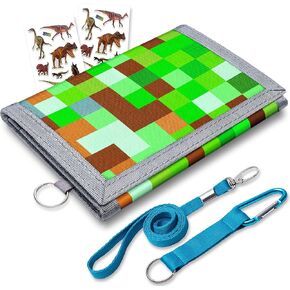 ARTIST'S DREAM Kids Wallet for Boys，Kids Trifold Wallet Ages 4-18,Wallet for Teen Boys,Boys Wallet With Coin Pocket,Novelty Wallet for Childrens Birthday Gifts