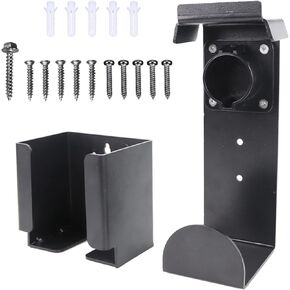 EV Charger Holder for SAE J1772 Connector EV Charger Nozzle and Cable Holder, EV Charger box Holder, EV Charger Dock Wall Mount Kit with Wall Anchors and Screws