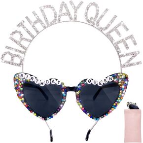 نظارات شمسية لعيد الميلاد مع تاج فتاة عيد الميلاد، تاج عصابة رأس لعيد الميلاد للنساء والفتيات in Kuwait