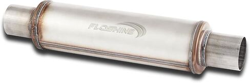Exhaust Muffler Universal Stainless Steel Straight Through Design,Resonator Super 10 Muffler (2.5'') in Saudi Arabia