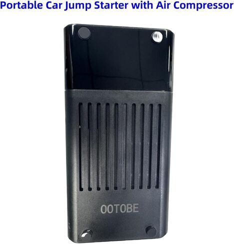 Portable Car Jump Starter with Air Compressor, 150PSI 1500A Car Battery Jump Starter (All Gas/10L Diesel), 12V Jump Box Car Battery Jumper Starter with Large LCD Display for Car, Bike, Ball. in Saudi Arabia