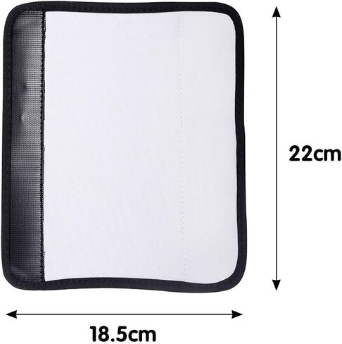 WACAR Sublimation Blanks Car Seat Belt Pads Cover, 2 Pack Neoprene Comfortable Replacement Shoulder Strap Pads Covers for Backpack Shoulder Bag Universal Car Seat Belt in Saudi Arabia