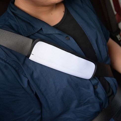 WACAR Sublimation Blanks Car Seat Belt Pads Cover, 2 Pack Neoprene Comfortable Replacement Shoulder Strap Pads Covers for Backpack Shoulder Bag Universal Car Seat Belt in Saudi Arabia