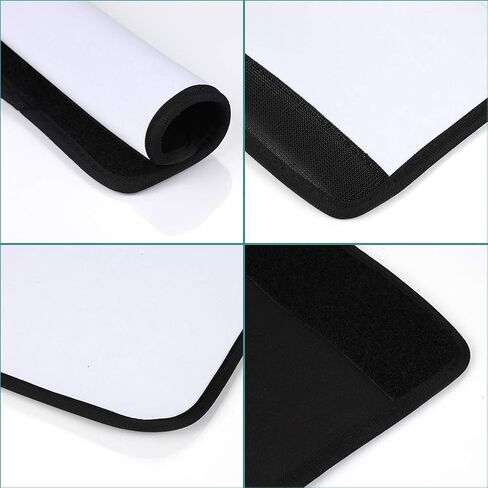 WACAR Sublimation Blanks Car Seat Belt Pads Cover, 2 Pack Neoprene Comfortable Replacement Shoulder Strap Pads Covers for Backpack Shoulder Bag Universal Car Seat Belt in Saudi Arabia