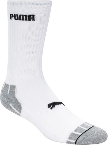 PUMA Men's 8 Pack Athletic Cushioned Crew Socks in Saudi Arabia