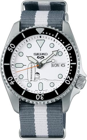 Seiko 5 Sports X Peanuts Snoopy â€˜Surfboardâ€™ Limited Edition SRPK25K1, strap in Saudi Arabia