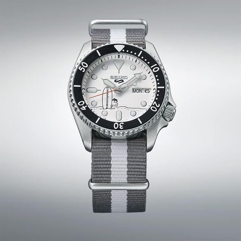 Seiko 5 Sports X Peanuts Snoopy â€˜Surfboardâ€™ Limited Edition SRPK25K1, strap in Saudi Arabia