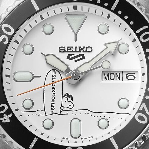 Seiko 5 Sports X Peanuts Snoopy â€˜Surfboardâ€™ Limited Edition SRPK25K1, strap in Saudi Arabia