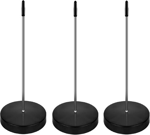 1 Pack Ticket Spike, Metal Bill Holder, Straight Rod Spike, Reliable Receipt Holder Spike for Organizing Tickets, Bills, and Notes in Restaurants, Offices, and Hotels (Black) in Saudi Arabia