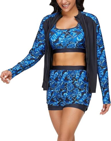 Stratuxx Kaze Swim Rash Guard Long Sleeve Swimsuit Shirts UPF 50+ UV Protection Rashguard for Women and Teen Girl in Saudi Arabia