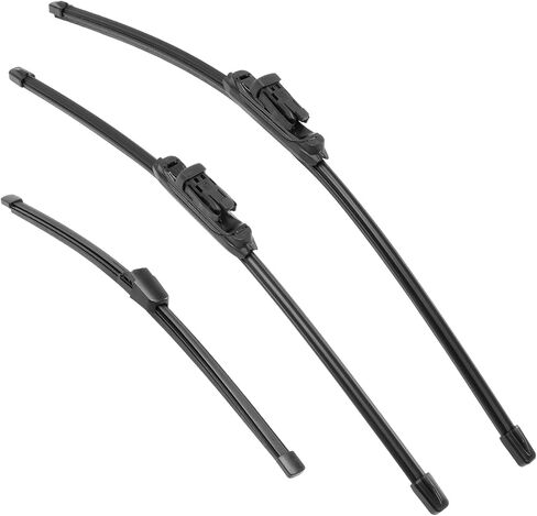 PHILTOP Automotive Replacement Windshield Wiper Blades 24"+21"+13" for Tiguan 2009 2010 2011 2012 2013 2014 2015 2016 2017 Front and Rear in Saudi Arabia