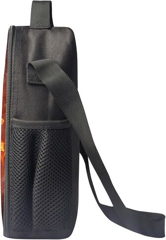 FOR U DESIGNS Football Lunch Box for Boys Kids Lunchbox Soccer Lunch Box for Boys Insulated Lunch Bag Lunch Backpack Reusable Washable Children Lunchbag Thermal Picnic Food Storage Cooler Box in Saudi Arabia
