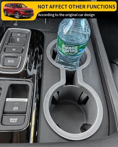 Cup Holder Compatible with 2023 2024 2025 Honda Pilot Car Center Console Cup Holder Insert Storage Box Interior Armrest Organizer for Honda Pilot Accessories (Black) in Kuwait
