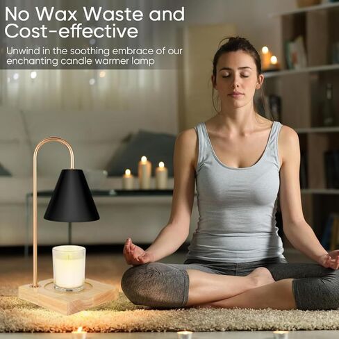 Candle Warmer Lamp with Timer with 2 Bulbs,No Flame Scented Candle Warmer,for Bedroom Home Decor,Fits Large and Small Jar Scented Candle Warming Lantern,Unique Birthday Gifts for Women in Saudi Arabia