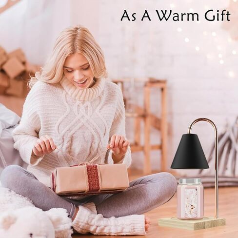 Candle Warmer Lamp with Timer with 2 Bulbs,No Flame Scented Candle Warmer,for Bedroom Home Decor,Fits Large and Small Jar Scented Candle Warming Lantern,Unique Birthday Gifts for Women in Saudi Arabia