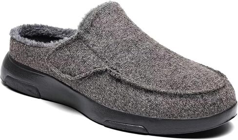 OrthoComfoot Orthopedic Slippers with Arch Support for Mens, Comfortable Plantar Fasciitis House Shoes, Winter Orthotic Moccasin Slip-On for Foot and Heel Pain in Kuwait