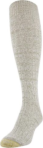 حذاء نسائي للركبة ناعم معاد تدويره من Gold Toe، شوفان/رمادي، متوسط in Kuwait