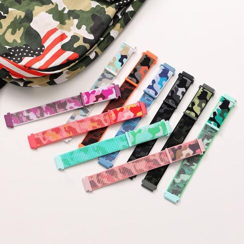 Adjustable Nylon Sport Watch Bands with Hook and Loop Fastener, No tools required, Quick Release Watch Straps Band Width 16mm 18mm 20mm 22mm in Saudi Arabia