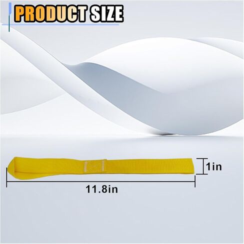 8PCS Soft Loop Tie Down Straps, 1800Lbs Load Capacity & 4800Lbs Breaking Strength, Solid Auxiliary Straps for Securing ATV, UTV, Motorcycles, Scooters, Dirt Bikes, Lawn & Garden Equipment (Orange) in Saudi Arabia