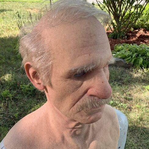 GHDLM Realistic Old Man Mask, Latex Bald Man Mask, Realistic Face Mask, Costume Mask for Halloween Party in Saudi Arabia