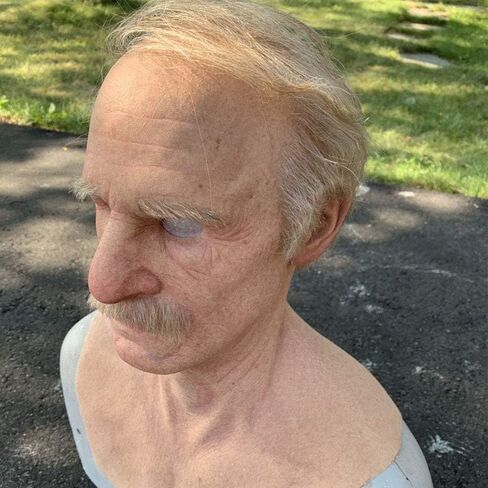 GHDLM Realistic Old Man Mask, Latex Bald Man Mask, Realistic Face Mask, Costume Mask for Halloween Party in Saudi Arabia