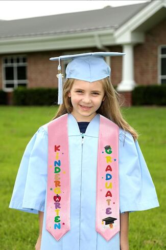 Kindergarten Graduation Sash Preschool Pink Satin Sash 2024 Graduations Sash Stole for Graduation Party Favor in Saudi Arabia