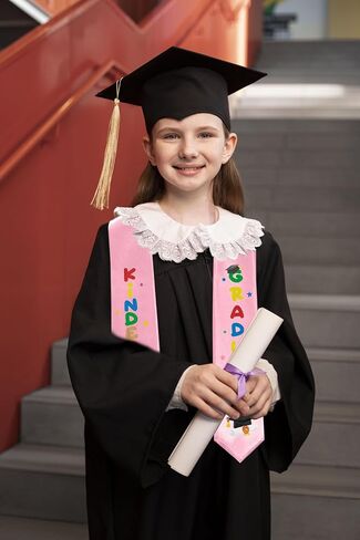 Kindergarten Graduation Sash Preschool Pink Satin Sash 2024 Graduations Sash Stole for Graduation Party Favor in Saudi Arabia