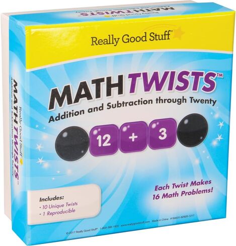 Really Good Stuff Calming & Fidget Twists Set of 5- Sensory Fidget Toys for Stress Relief, Self-Regulation, and Relaxation, Sensory Products for Kids in Saudi Arabia