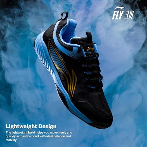 أحذية كرة الريشة LI-NING Ultra Fly III لا تترك علامات ┃ شبكة مسامية ┃ ممتص للصدمات ┃ خفيف الوزن ومتين in Kuwait