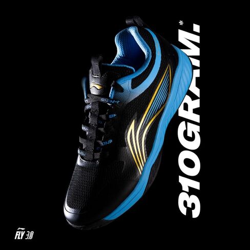 أحذية كرة الريشة LI-NING Ultra Fly III لا تترك علامات ┃ شبكة مسامية ┃ ممتص للصدمات ┃ خفيف الوزن ومتين in Kuwait