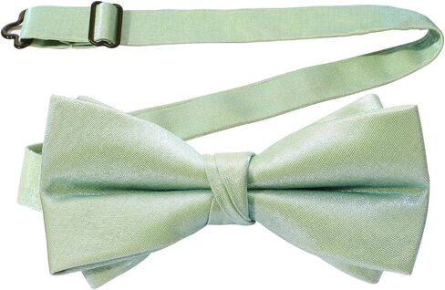 HOULIFE Bow Ties for Men Formal Satin Bowties Pre-tied Style Classic Adjustable Tuxedo Men's Bowtie for Wedding Party Prom in Saudi Arabia