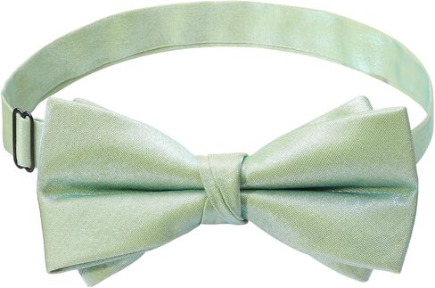 HOULIFE Bow Ties for Men Formal Satin Bowties Pre-tied Style Classic Adjustable Tuxedo Men's Bowtie for Wedding Party Prom in Saudi Arabia
