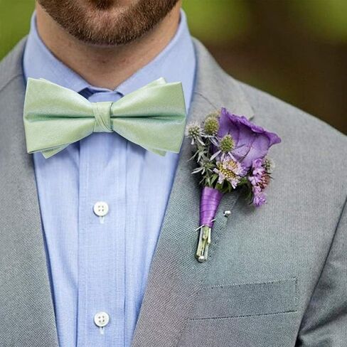 HOULIFE Bow Ties for Men Formal Satin Bowties Pre-tied Style Classic Adjustable Tuxedo Men's Bowtie for Wedding Party Prom in Saudi Arabia