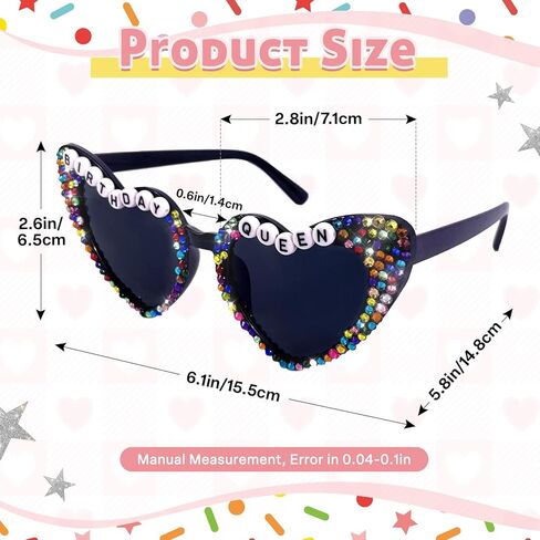 نظارات شمسية لعيد الميلاد مع تاج فتاة عيد الميلاد، تاج عصابة رأس لعيد الميلاد للنساء والفتيات in Kuwait