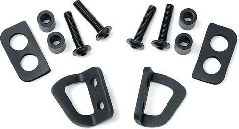 Kuryakyn 976 Motorcycle Accessory: Trailer Tie-Down Brackets for 2014-20 Indian Motorcycles, Black, 1 Pair in Saudi Arabia